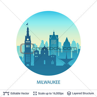 Milwaukee famous city scape.