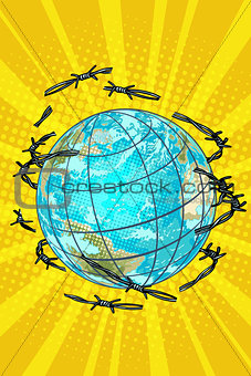 planet earth is barbed wire free