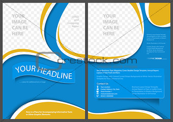 Flyer Template in Elegant Abstract Style