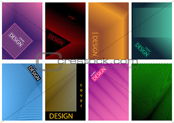 Graphic Cover Design Set in Eight Variations