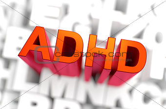 ADHD - Medicine Concept. 3D rendering