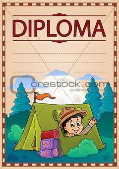 Diploma template image 2