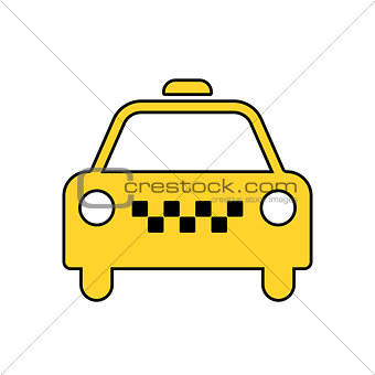 Taxi Icon, taxi icon vector, taxi. vector illustration.