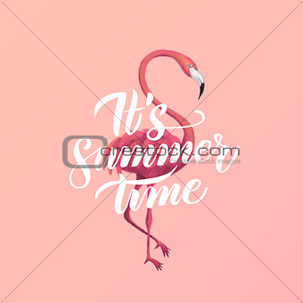 Flamingo Summer Time