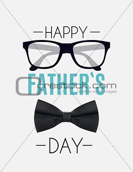 Happy Fathers Day Background. Best Dad Vector Illustration