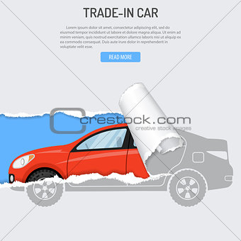 Rent Trade-In Buying Car Banner