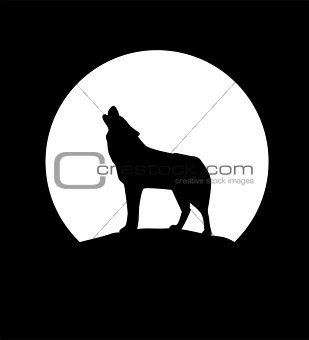 Vector Wolf Silhouettes