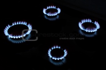 gas fire