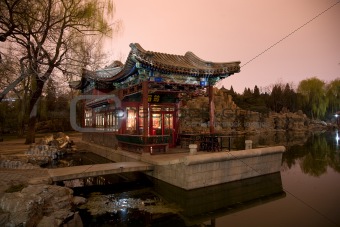 Stone Boat Temple of Sun Beijing China