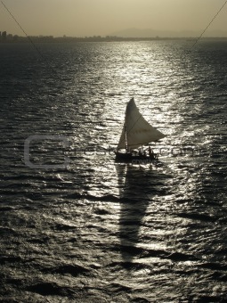 Sail Boat Silhouette