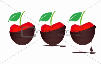 Chocolate-dipped Cherries