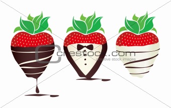 Fancy Chocolate-dipped Strawberries