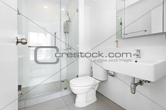 White bathroom