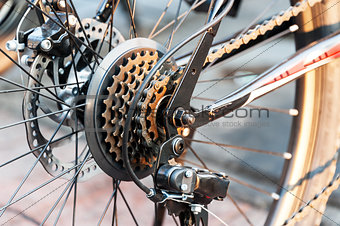 Gear Bicycle in soft light