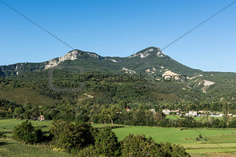 Alpine landscape in southeastern France