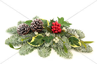 Christmas and Winter Table Decoration