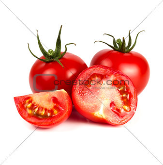 Whole tomatoes and halves
