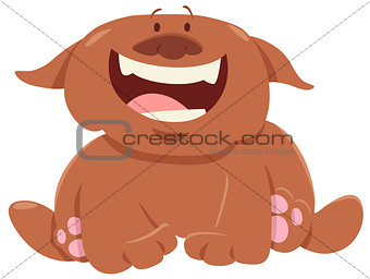 funny dog or puppy cartoon character