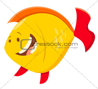 cute cartoon fish animal character