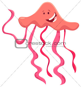 cartoon jellyfish animal character