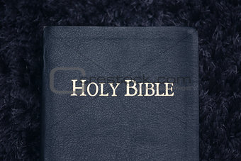 Holy Bible on Dark Texture