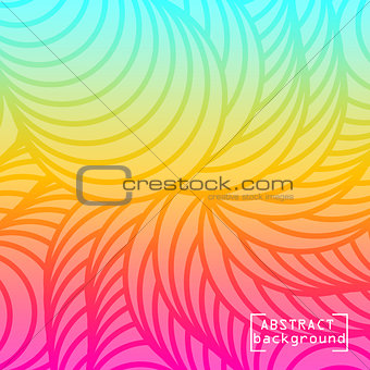 Colorful gradient mesh background in bright rainbow colors.