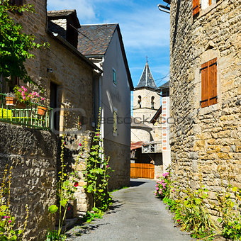Medieval city of Les Salelles 