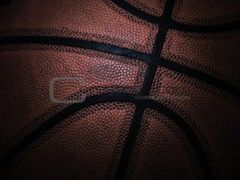 Basketball clouse-up texture
