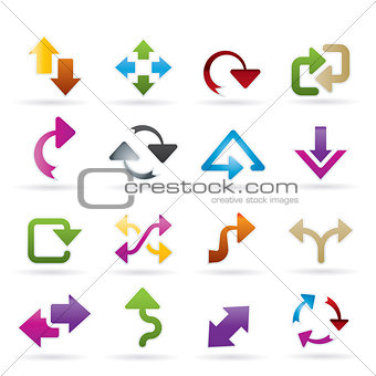 Different kind of arrows icons