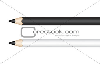 Pencils black white