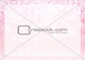 Pink cherry blossom flower gradient paper background for faded b