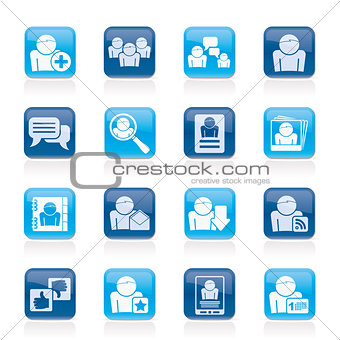 Social Media and Network icons