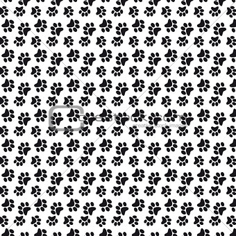 Pet Paws Pattern Background