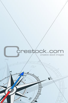 compass northeast background vector illustration