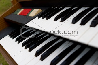 Retro Organ keys