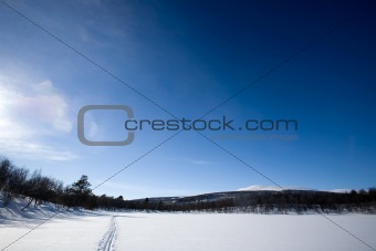 Winter Ski Landscape