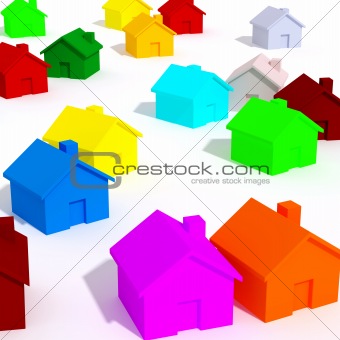different houses