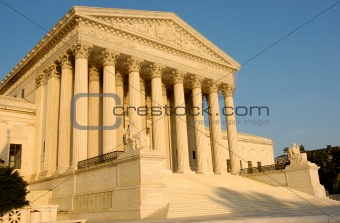 United States Supreme Court in Afternoon Light