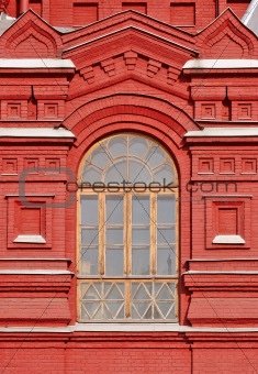 Window of Historical museum.