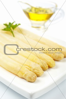 Asparagus with parsley