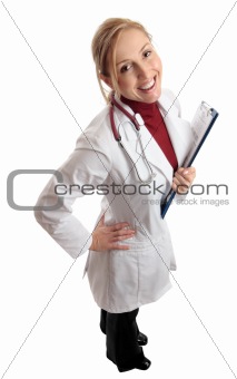 Happy successful medical doctor