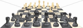 Game of chess vector illustration
