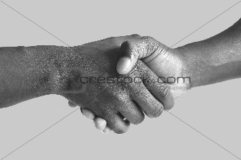 Handshake - Grayscale