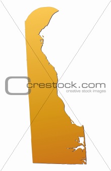 Delaware (USA) map