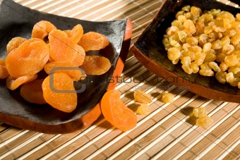 Dry apricot and sultana
