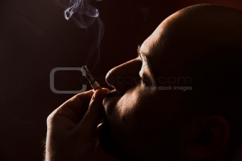 smoking man