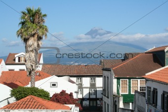 Mount Pico from Horta, Azores