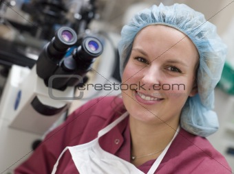 Portrait of embryologist