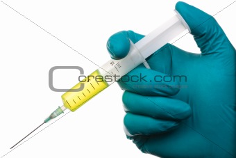 Hand with syringe 3