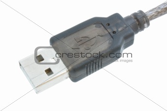 real macro of USB plug